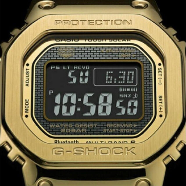 新品未使用 G-SHOCK GMW-B5000GD-9JF 巻きタグ 保証書印