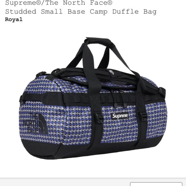 TNF STUDDED SMALL BASE CAMP DUFFLE BAG