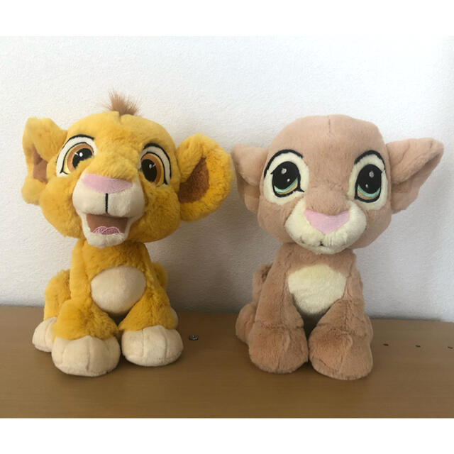 Disney - 【ぬいぐるみ】ライオンキング シンバ・ナラ ペアの Disney - 【ぬいぐるみ】ライオンキング シンバ・ナラ ペアの