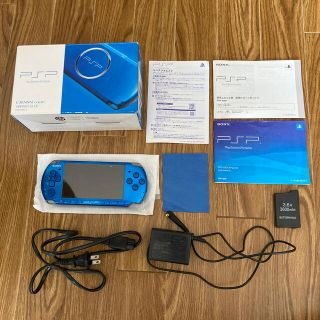 プレイステーションポータブル(PlayStation Portable)のPSP3000  VIBRANT BLUE(携帯用ゲーム機本体)