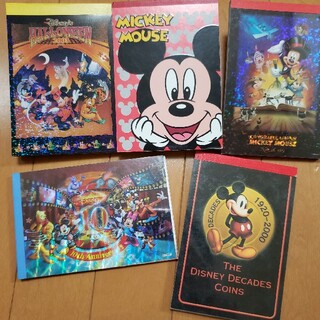 ディズニー(Disney)のディズニーメモ帳　メモパッド(ノート/メモ帳/ふせん)