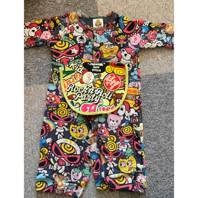 HYSTERIC MINI(ヒステリックミニ)のヒスミニ♡ロンパース♡スタイ キッズ/ベビー/マタニティのベビー服(~85cm)(ロンパース)の商品写真