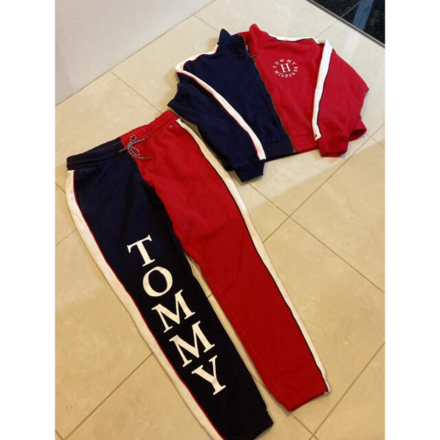 TOMMY HILFIGER(トミーヒルフィガー)のTOMMY HILFIGER トミー スウェット ジャージ 上下セット レディースのトップス(トレーナー/スウェット)の商品写真