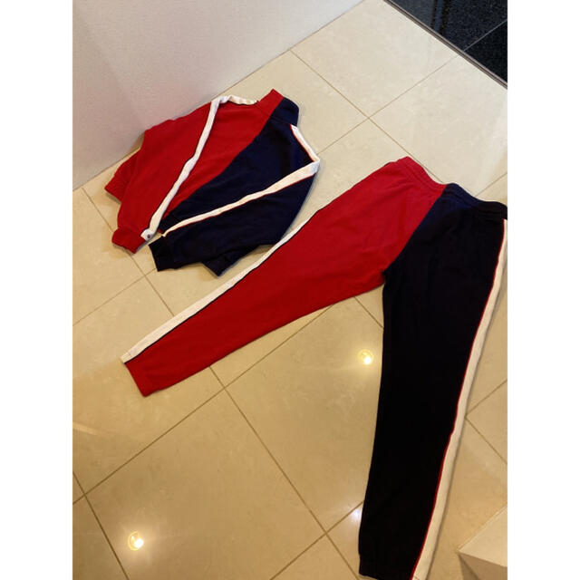 TOMMY HILFIGER(トミーヒルフィガー)のTOMMY HILFIGER トミー スウェット ジャージ 上下セット レディースのトップス(トレーナー/スウェット)の商品写真