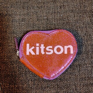キットソン(KITSON)の【500円均一】kitson　PINKハート小銭入れ　ラメ入り(コインケース)