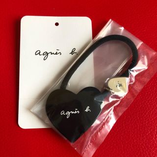 アニエスベー(agnes b.)の【新品未使用】アニエスベー  agnes b. ヘアゴム ブラック(ヘアゴム/シュシュ)