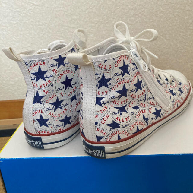 CONVERSE(コンバース)の値下げ　コンバース　22センチ　美品 キッズ/ベビー/マタニティのキッズ靴/シューズ(15cm~)(スニーカー)の商品写真