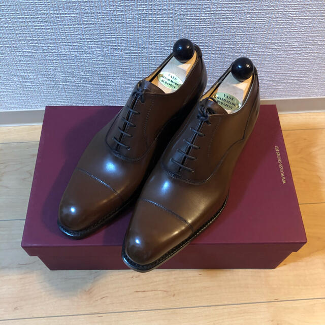 ドレス/ビジネスVASS 革靴 39.5 antique cognac