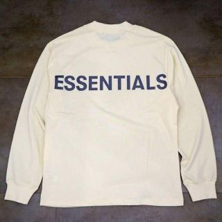 フィアオブゴッド(FEAR OF GOD)の新品☆FOG ESSENTIALS リフレクタープリント 長袖Tシャツ(Tシャツ/カットソー(七分/長袖))