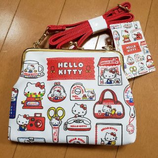 ハローキティ(ハローキティ)のキティちゃん　ポシェット　がま口(キャラクターグッズ)