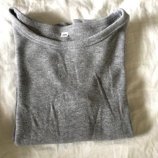 ムジルシリョウヒン(MUJI (無印良品))の無印良品　キッズ　120 ソフトTシャツ　長袖　コットン　Tシャツ　シャツ　柔(Tシャツ/カットソー)