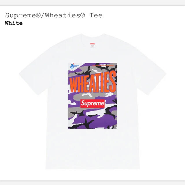 Tシャツ/カットソー(半袖/袖なし)【国内正規品】Supreme Wheaties Tee シュプリーム Tシャツ