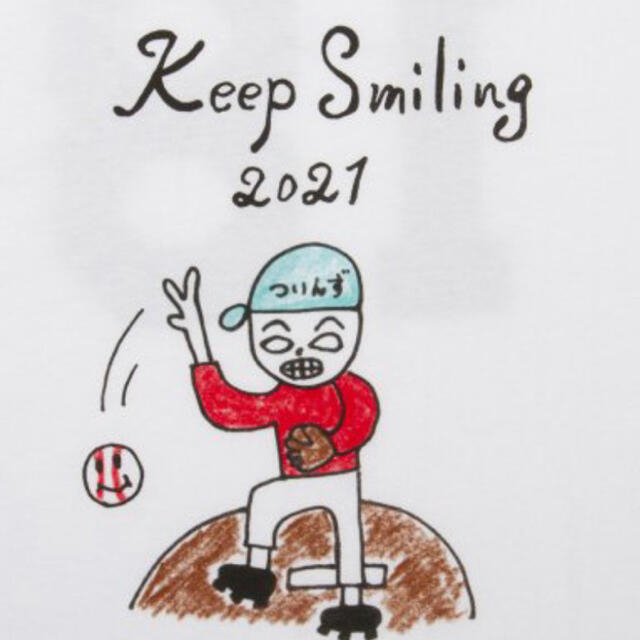 マエケン Keep Smiling"18" Tee Sサイズ メンズのトップス(Tシャツ/カットソー(半袖/袖なし))の商品写真