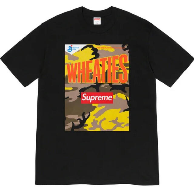 Sサイズ 黒 Supreme®/Wheaties® TeeTシャツ/カットソー(半袖/袖なし)