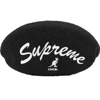 シュプリーム(Supreme)のSupreme Kangol Bermuda 504 Hat 黒 L 新品(ハンチング/ベレー帽)