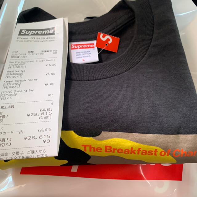 Supreme(シュプリーム)のSupreme Wheaties Tee black メンズのトップス(Tシャツ/カットソー(半袖/袖なし))の商品写真