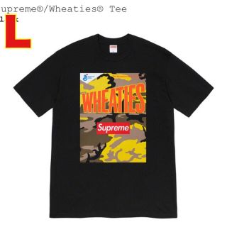 シュプリーム(Supreme)のSupreme Wheaties Tee black(Tシャツ/カットソー(半袖/袖なし))