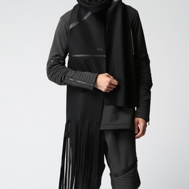 Y-3(ワイスリー)のY-3  Yohji Yamamoto ストール ロングマフラー メンズのファッション小物(バンダナ/スカーフ)の商品写真