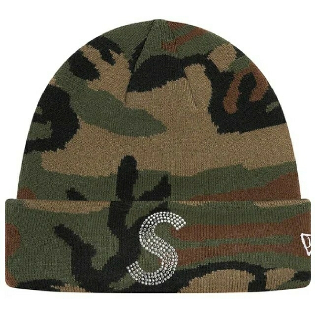 Supreme New Era Swarovski S Logo Beanie