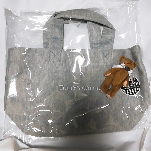 TULLY'S COFFEE(タリーズコーヒー)のタリーズコーヒーミニバッグくま付き レディースのバッグ(エコバッグ)の商品写真