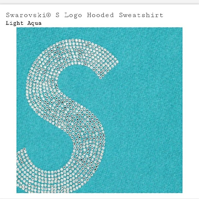 Swarovski S Logo Hooded Sweatshirt