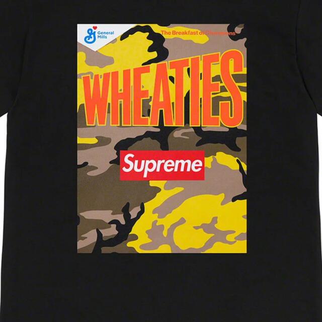 2021完売品Supreme®/Wheaties® Tee 黒 Lサイズ - Tシャツ/カットソー ...