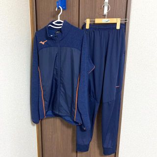 ミズノ(MIZUNO)の【ミズノ】【ジャージ】ストレッチフリースジャケット・パンツ　U2MC9501(ウェア)