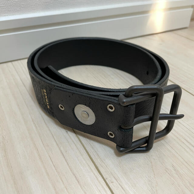 1回着用のみ DENHAM イタリア製レザーベルト デンハム デニム ジーンズ