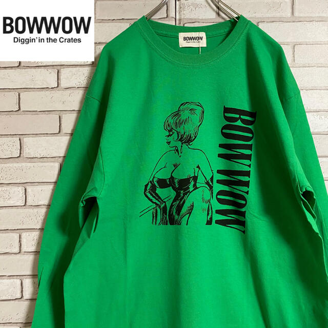 BOWWOW バウワウ ロンT ビッグプリント ビッグシルエット 試着のみ ...