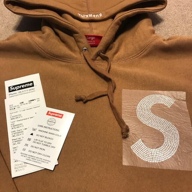 Supreme(シュプリーム)のSupreme Swarovski S Logo Hoodie メンズのトップス(パーカー)の商品写真