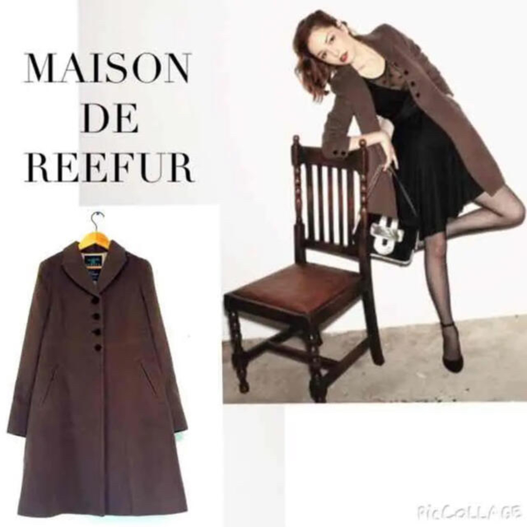 Maison de Reefur(メゾンドリーファー)の梨花着、MAISON DE REEFUR/カシミヤウールレディコート レディースのジャケット/アウター(ロングコート)の商品写真