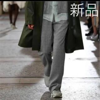 コモリ(COMOLI)のAURALEE  WOOL DOUBLE FACE CHECK SLACKS(スラックス)