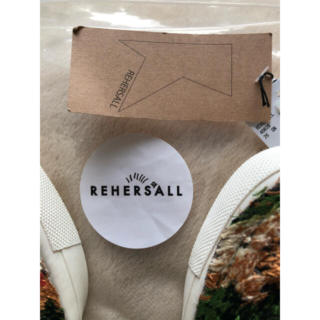 RehersalL(リハーズオール)の★ Rehersall カーペットリメイクスリッポン1回着用 ★ レディースの靴/シューズ(スリッポン/モカシン)の商品写真