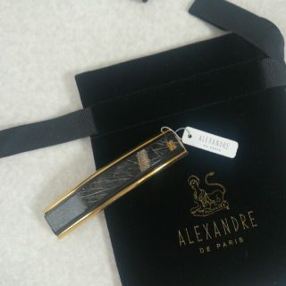 アレクサンドルドゥパリ(Alexandre de Paris)の新品■茶色アレクサンドルドゥパリ定番バレッタALEXANDRE DE PARIS(バレッタ/ヘアクリップ)