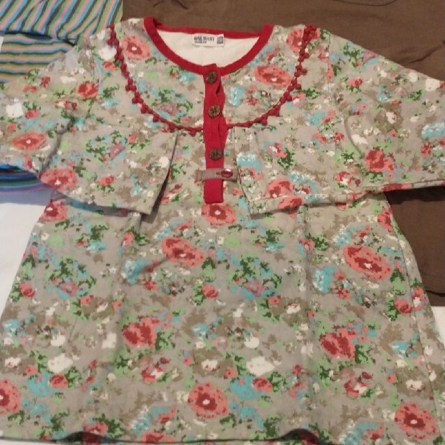 RAG MART(ラグマート)の専用　ラグマート　長袖　花柄のみ キッズ/ベビー/マタニティのキッズ服女の子用(90cm~)(Tシャツ/カットソー)の商品写真