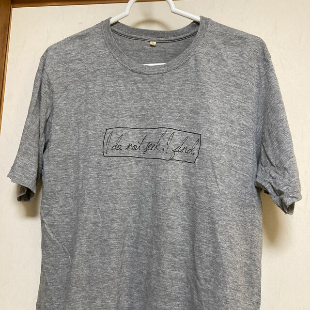 Tシャツ トップス カットソー グレー Lサイズ コットン シャツ メンズのトップス(Tシャツ/カットソー(半袖/袖なし))の商品写真