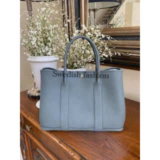 エルメス(Hermes)の新品・未使用ガーデンパーティーPMヴェールアマンド(トートバッグ)