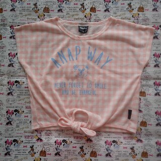 アナップ(ANAP)の☆ ANAP ピンク チェック Tシャツ 90(Tシャツ/カットソー)