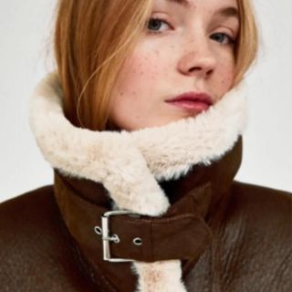 ザラ(ZARA)の美品ムートンコート(ムートンコート)