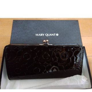 マリークワント(MARY QUANT)のMARY QUANT　マリークワント　未使用　エナメル　　がま口　長財布(財布)