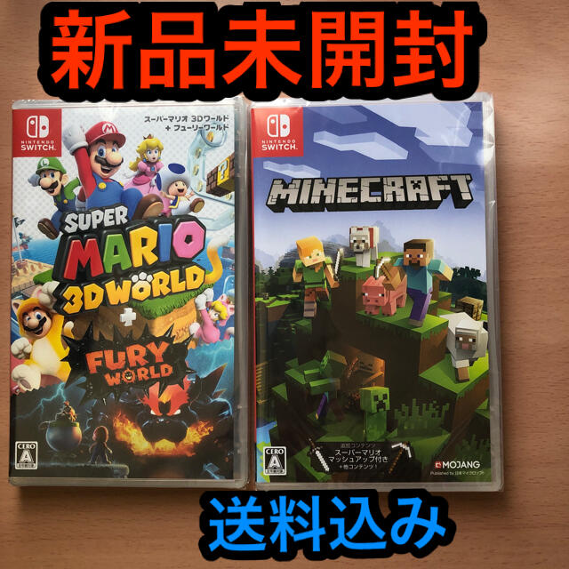 Minecraft  スーパーマリオ3Dワールド フューリーワールド 2本セット