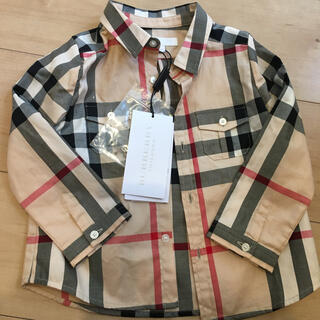 バーバリー(BURBERRY)のバーバリー　18M  チェック　シャツ(ブラウス)