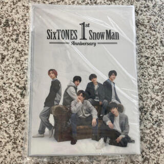 ジャニーズ(Johnny's)のSixTONES SnowMan 1st Anniversary クリアファイル(アイドルグッズ)