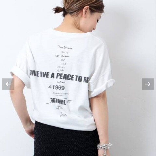 LOVE A PEACE バックプリントTシャツTシャツ(半袖/袖なし)