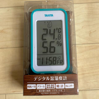 タニタ(TANITA)の温湿度計 デジタル ブルー 壁掛け 卓上 マグネット TT-559 BL(日用品/生活雑貨)