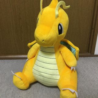 ポケモン(ポケモン)のめちゃでか　カイリュー　ぬいぐるみ(ぬいぐるみ)