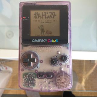 ニンテンドウ(任天堂)のゲームボーイ　カラー　パープル(携帯用ゲーム機本体)