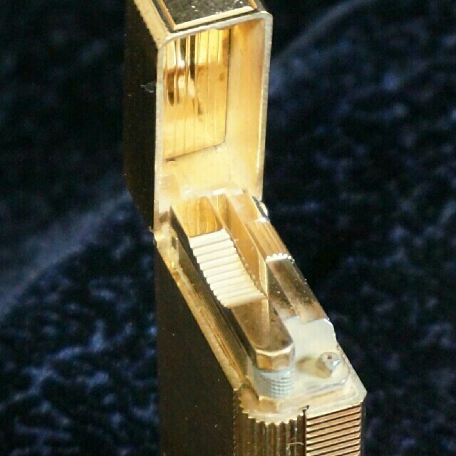 St.Dupont ライター 美品ゴールドストライプ