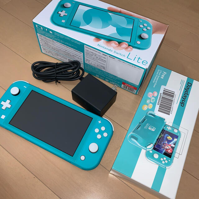 Nintendo Switch  Lite ターコイズ&ケースカバーセット