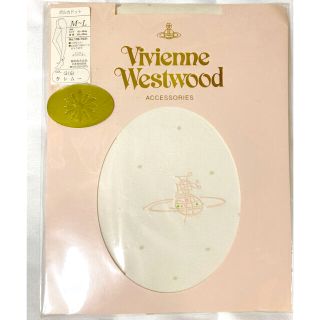 ヴィヴィアンウエストウッド(Vivienne Westwood)のVivienne Westwood ストッキング ドット 白(タイツ/ストッキング)